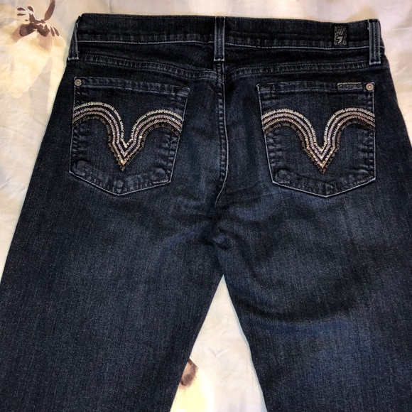 7 For All Mankind Straight Leg Jeans. Size 30 - Picture 5 of 8